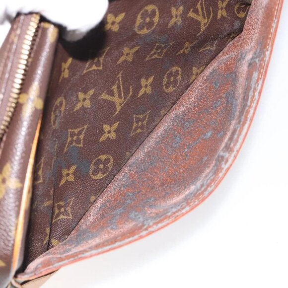 LOUIS VUITTON Monogram Compiegne 28 Clutch Bag M51845 LV Auth - Picture 14 of 16